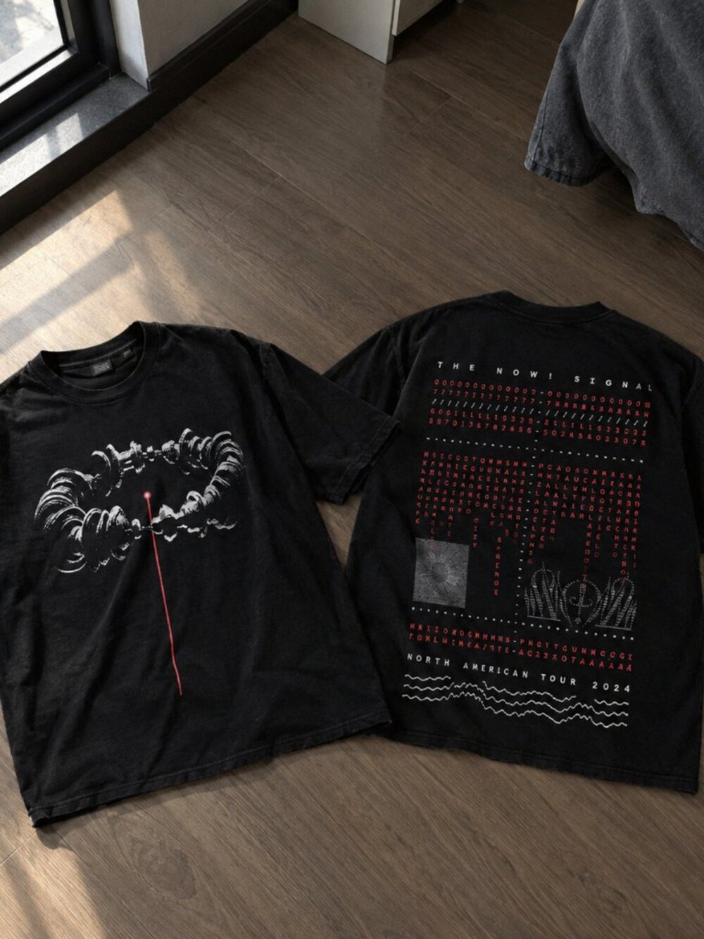 Muse The Now Signal North American Tour 2024 Black T-Shirt